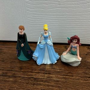 Set of 3 Disney Princess Tonies Cinderella Little Mermaid Anna